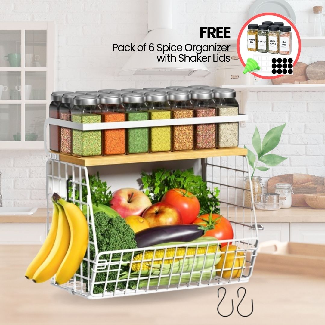 EasyOrganizer™️ - Magnetic Shelf With Wood Lid