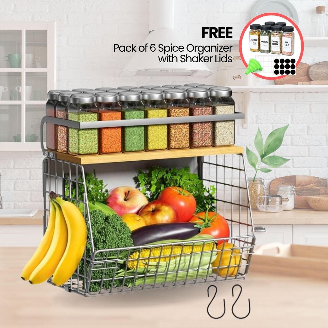 EasyOrganizer™️ - Magnetic Shelf With Wood Lid