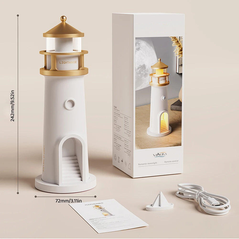 Moona™ Lighthouse Moon Projector Lamp