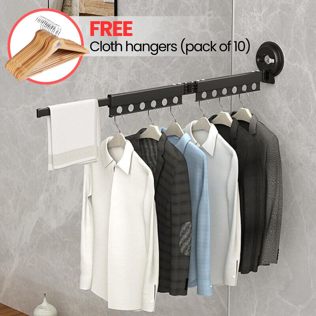 Retractable Wall Mounted Cloth Drying Rack™️