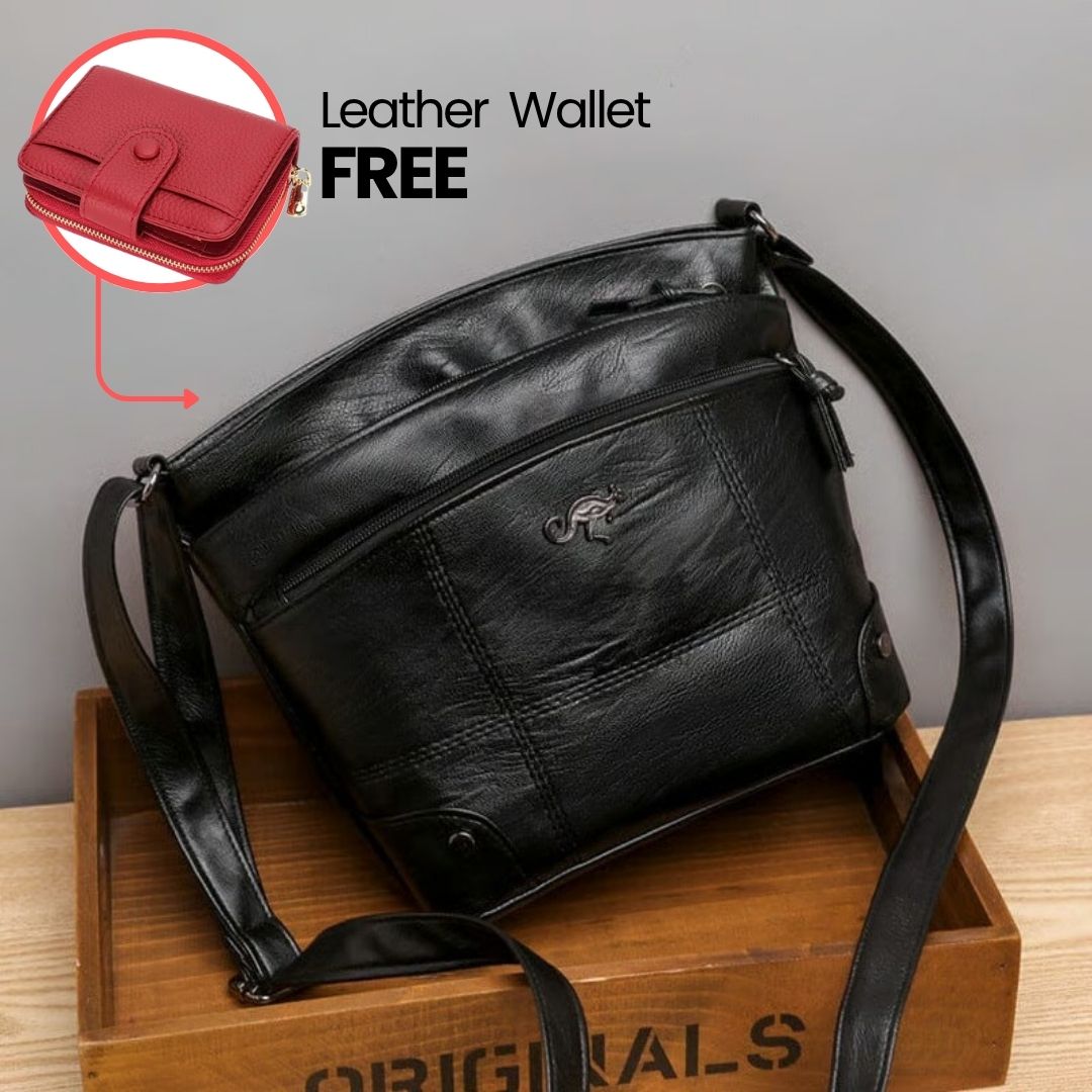Soft Leather Multi-Pocket Bag™️