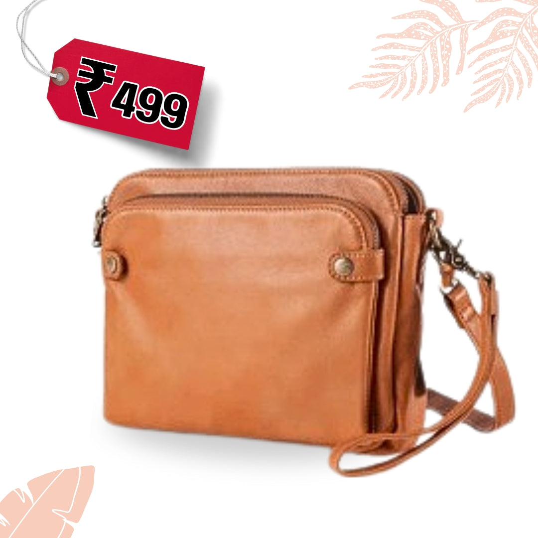 Elegant Leather Crossbody Bag™️