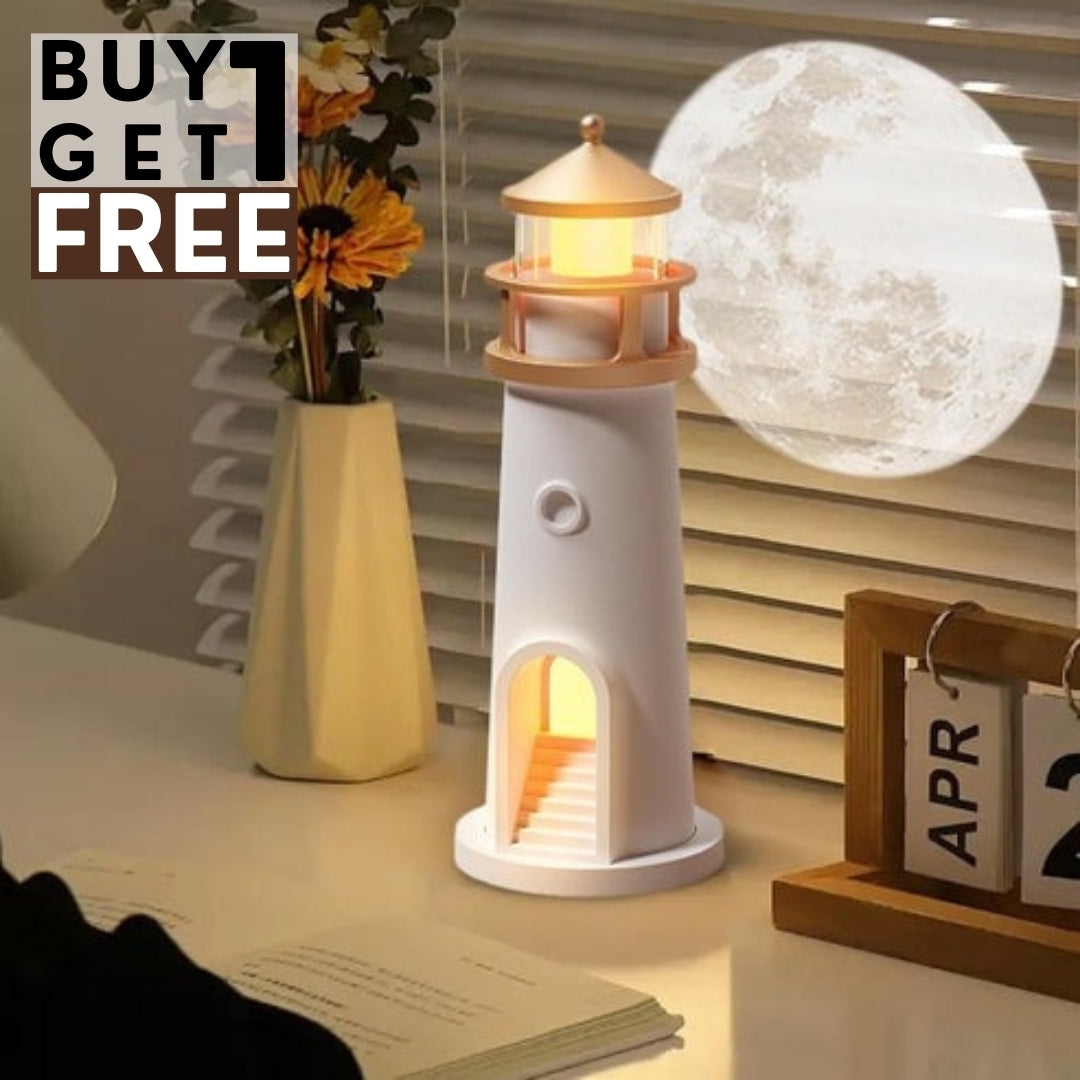 Moona™ Lighthouse Moon Projector Lamp