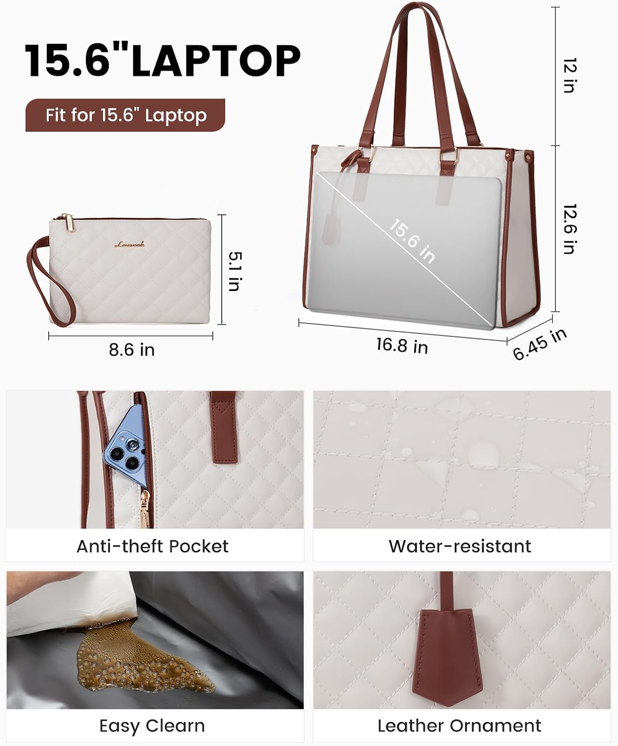 Lux™️ Lunch Carry Tote for Women