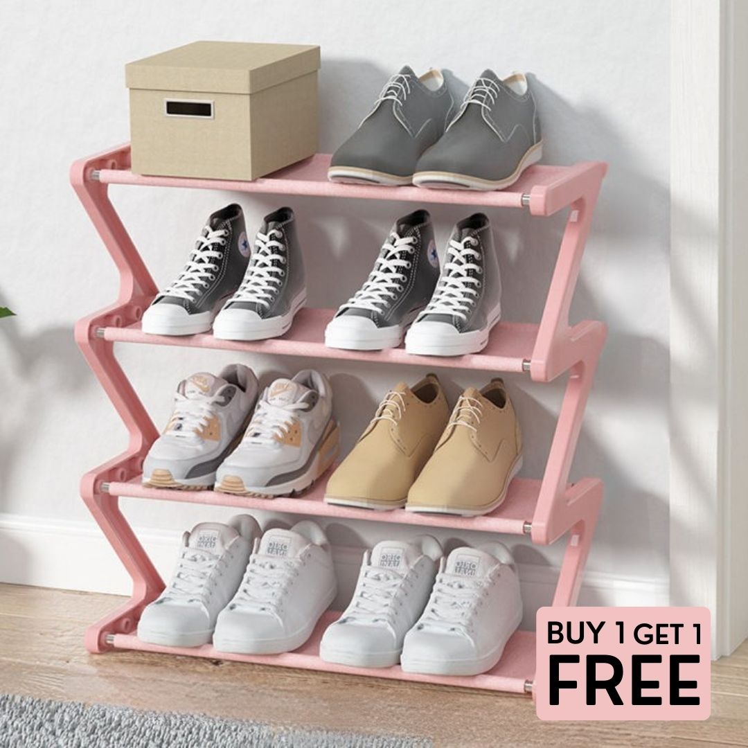 Portable Z-Shaped Shoe Rack™️