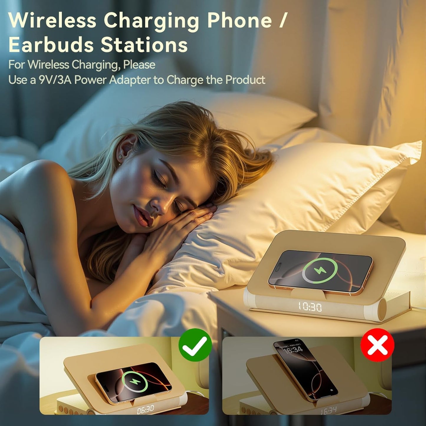 Sunrise Alarm Clock™️ - With Wireless Charger
