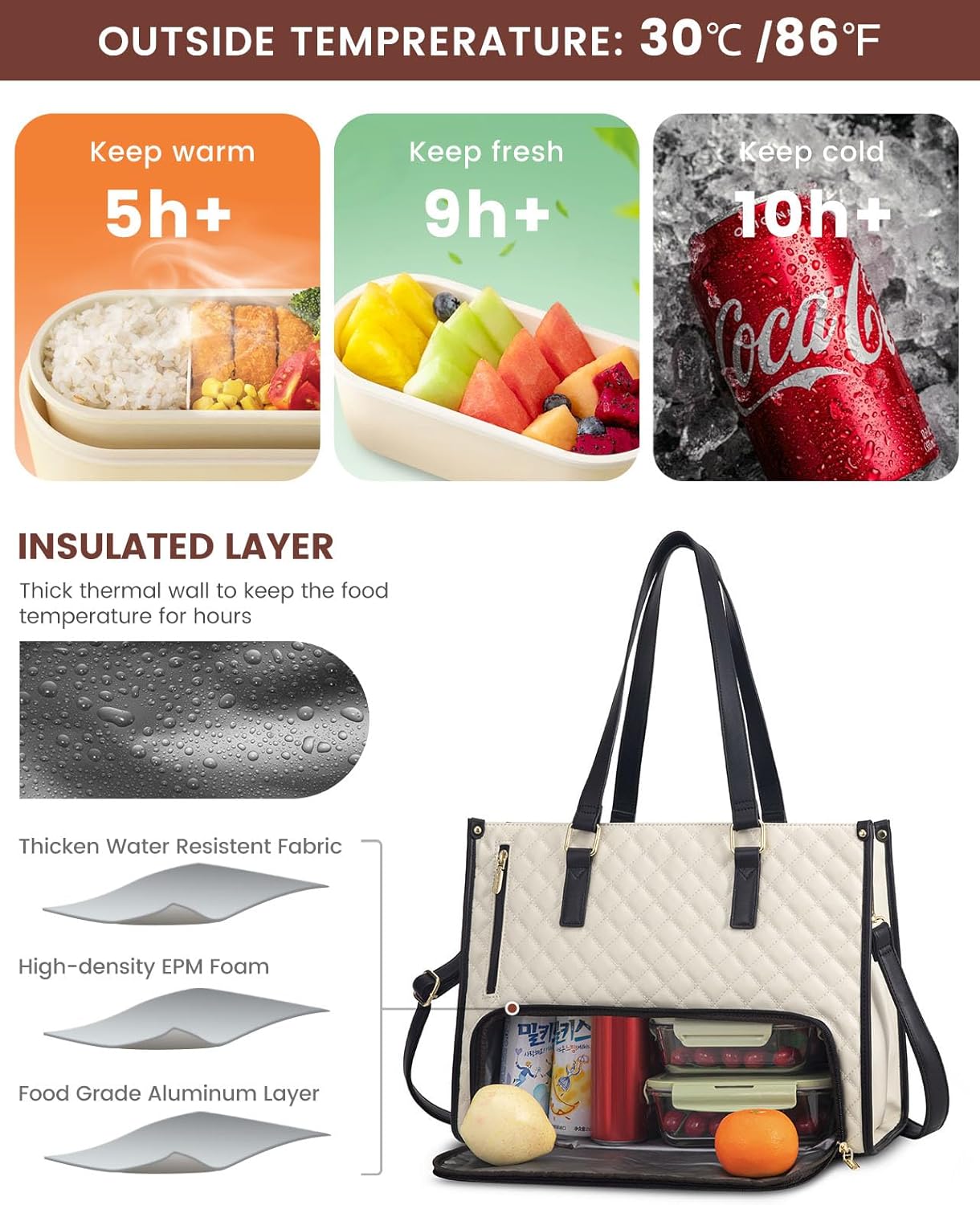 Lux™️ Lunch Carry Tote for Women