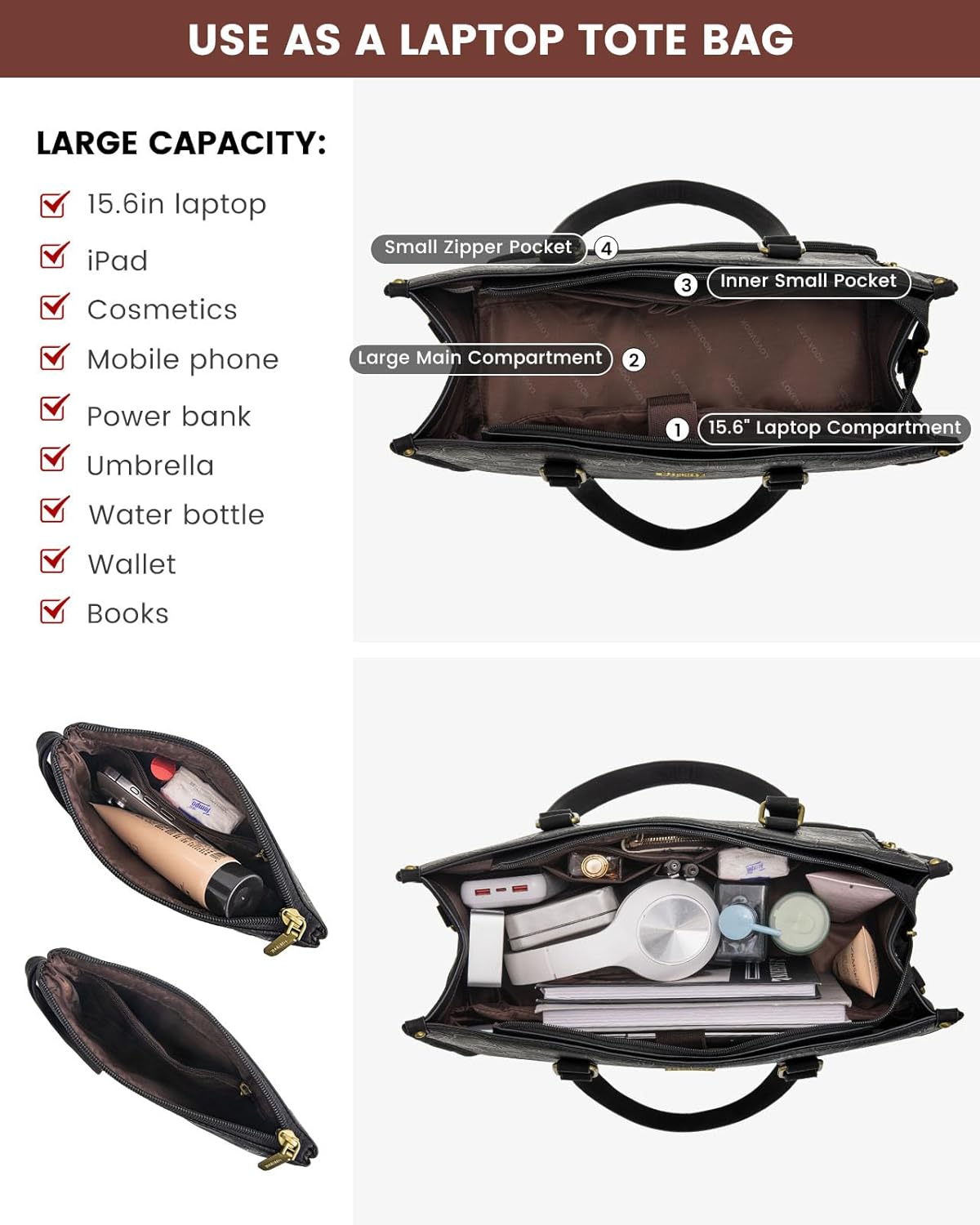 Lux™️ Lunch Carry Tote for Women