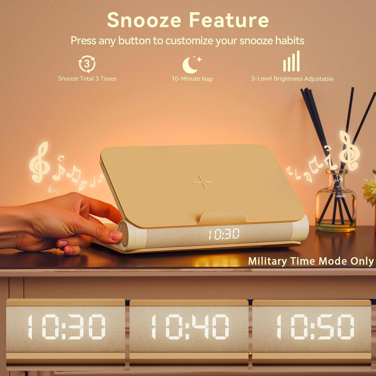 Sunrise Alarm Clock™️ - With Wireless Charger