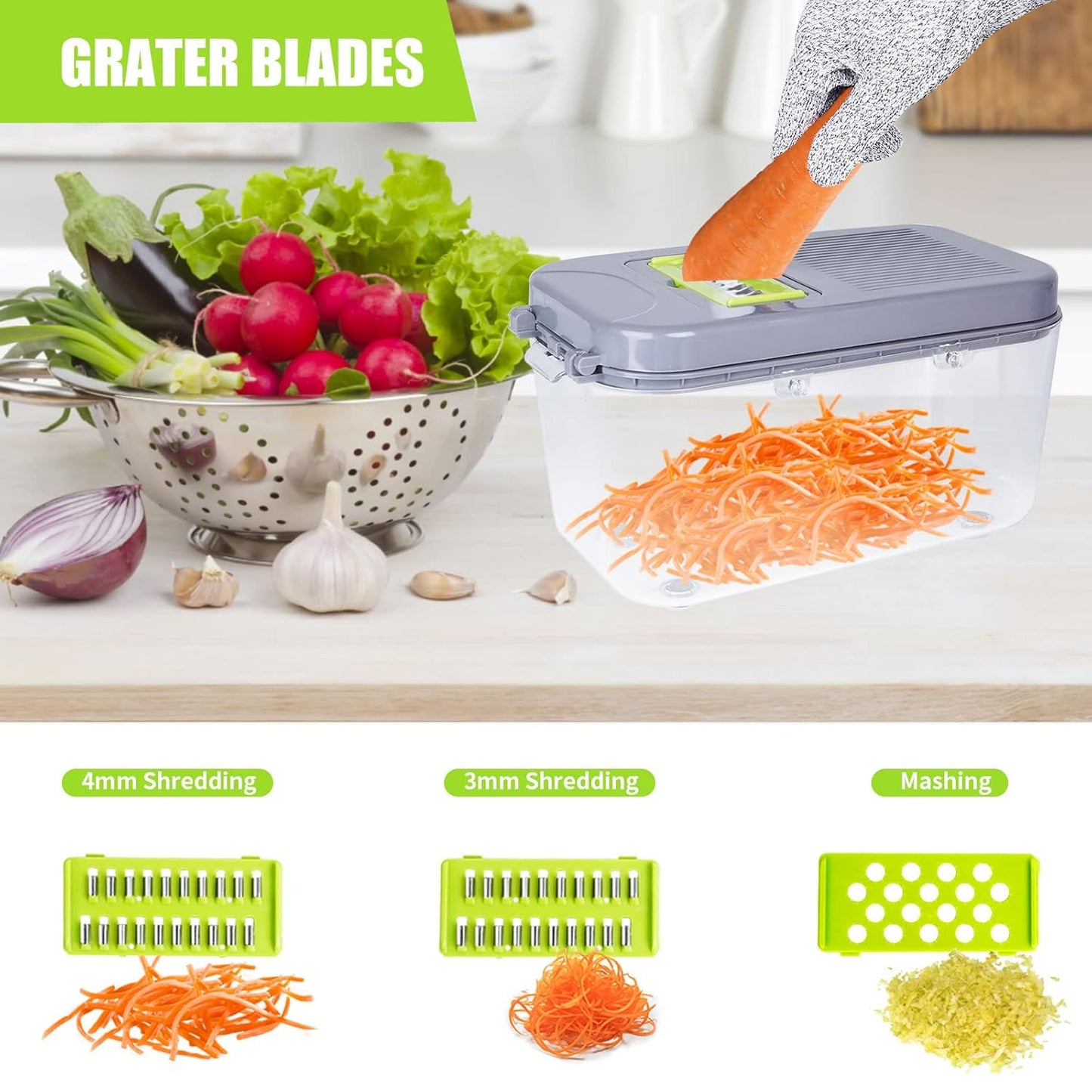 Portable Vegetable Slicer & Chopper™️ - Set of 22
