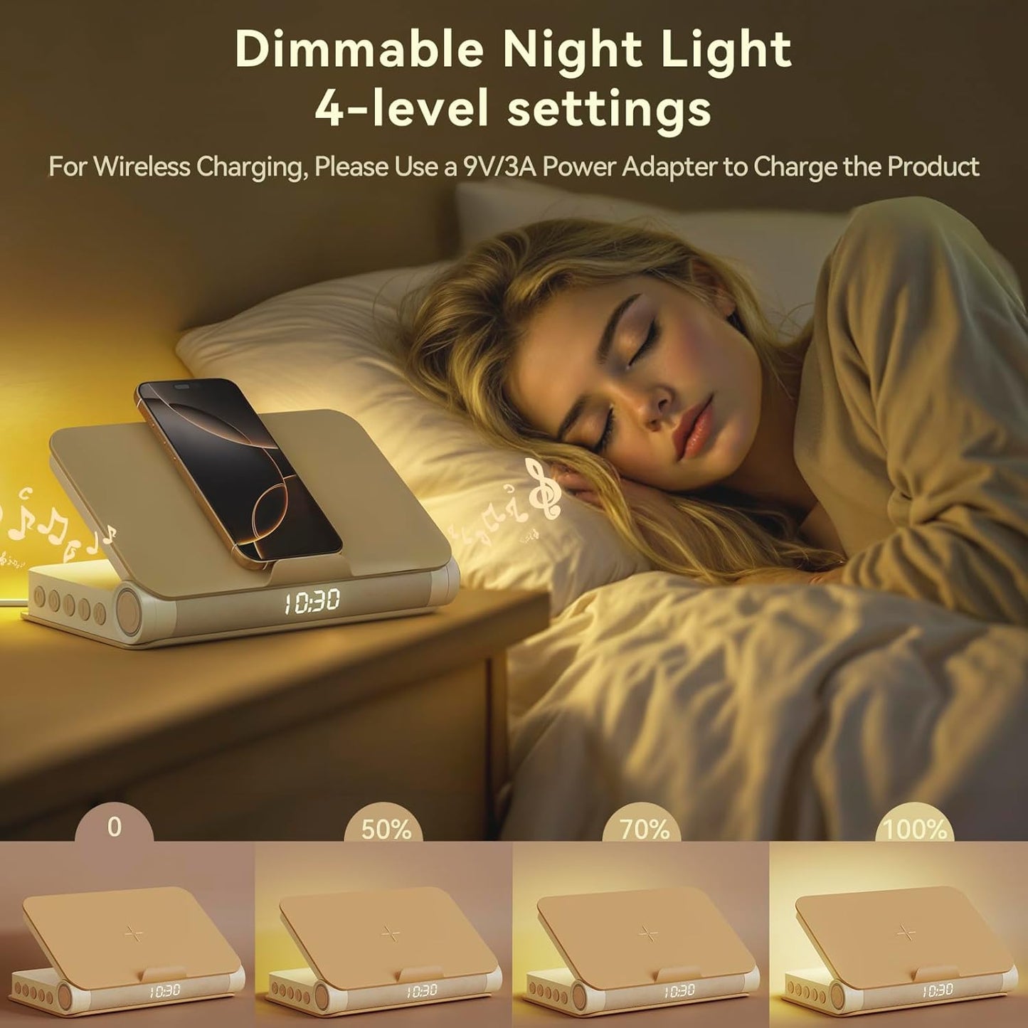 Sunrise Alarm Clock™️ - With Wireless Charger