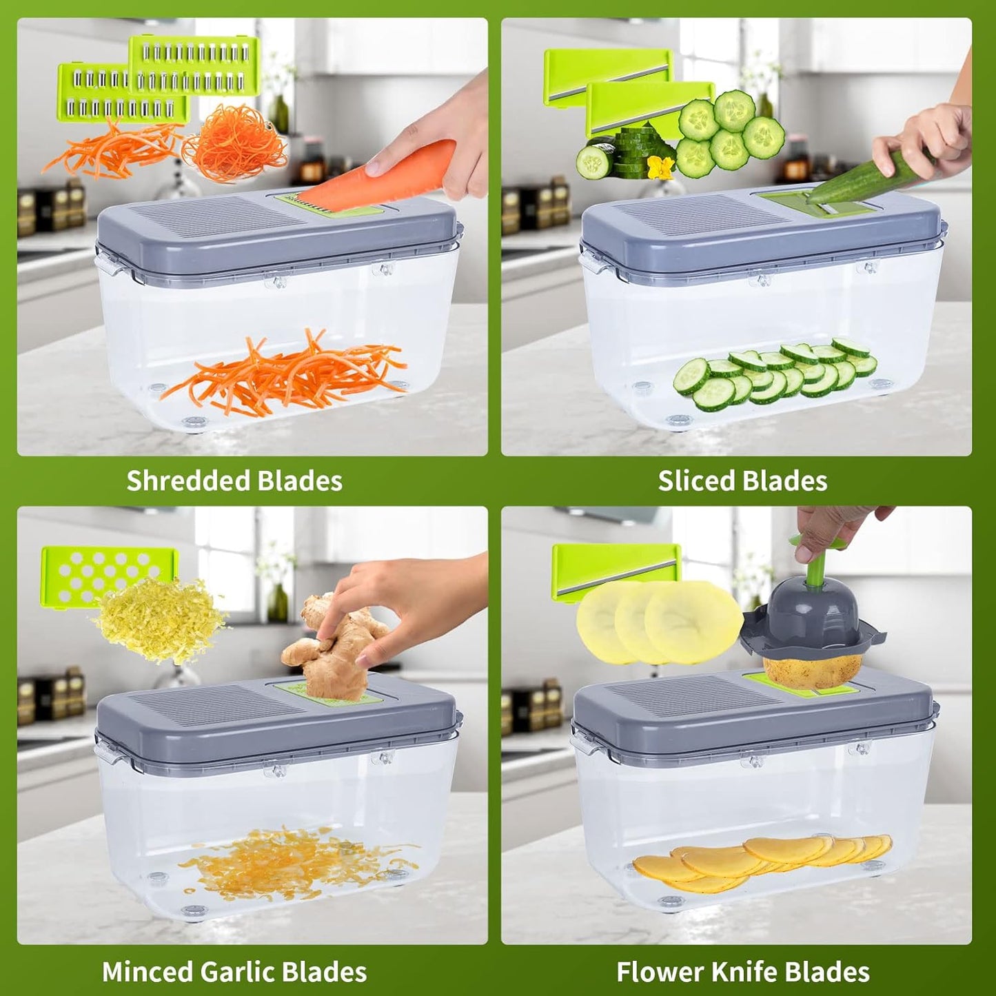 Portable Vegetable Slicer & Chopper™️ - Set of 22