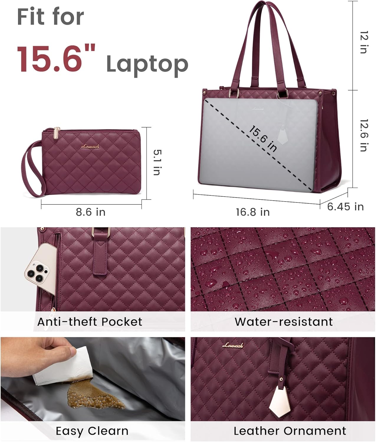 Lux™️ Lunch Carry Tote for Women