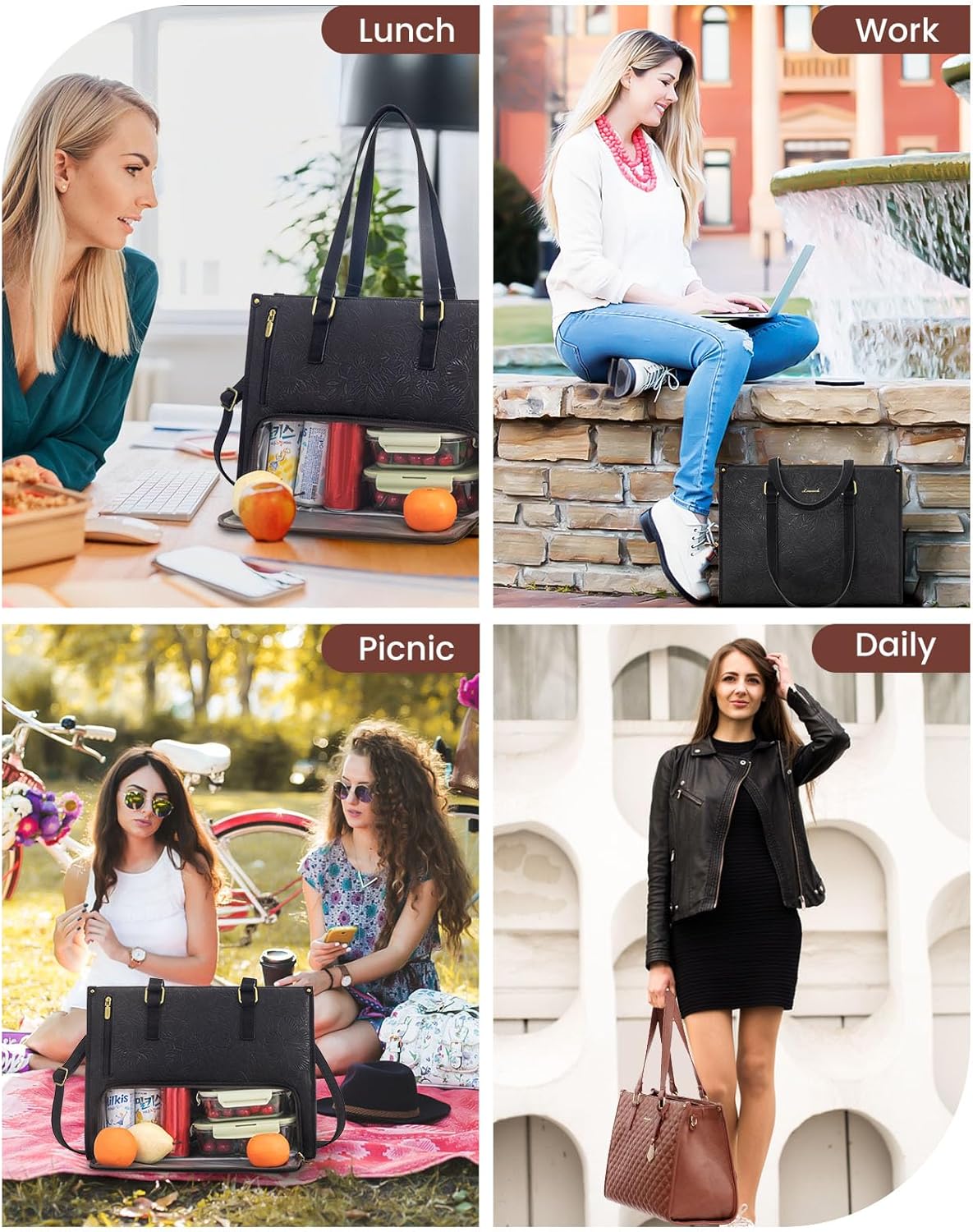 Lux™️ Lunch Carry Tote for Women