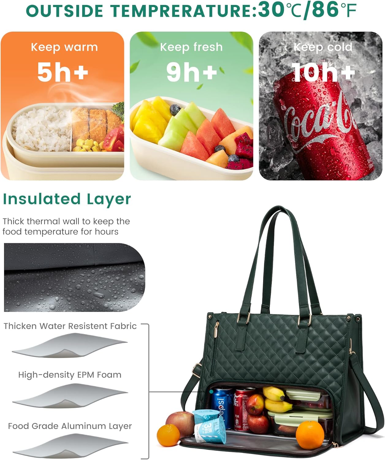 Lux™️ Lunch Carry Tote for Women