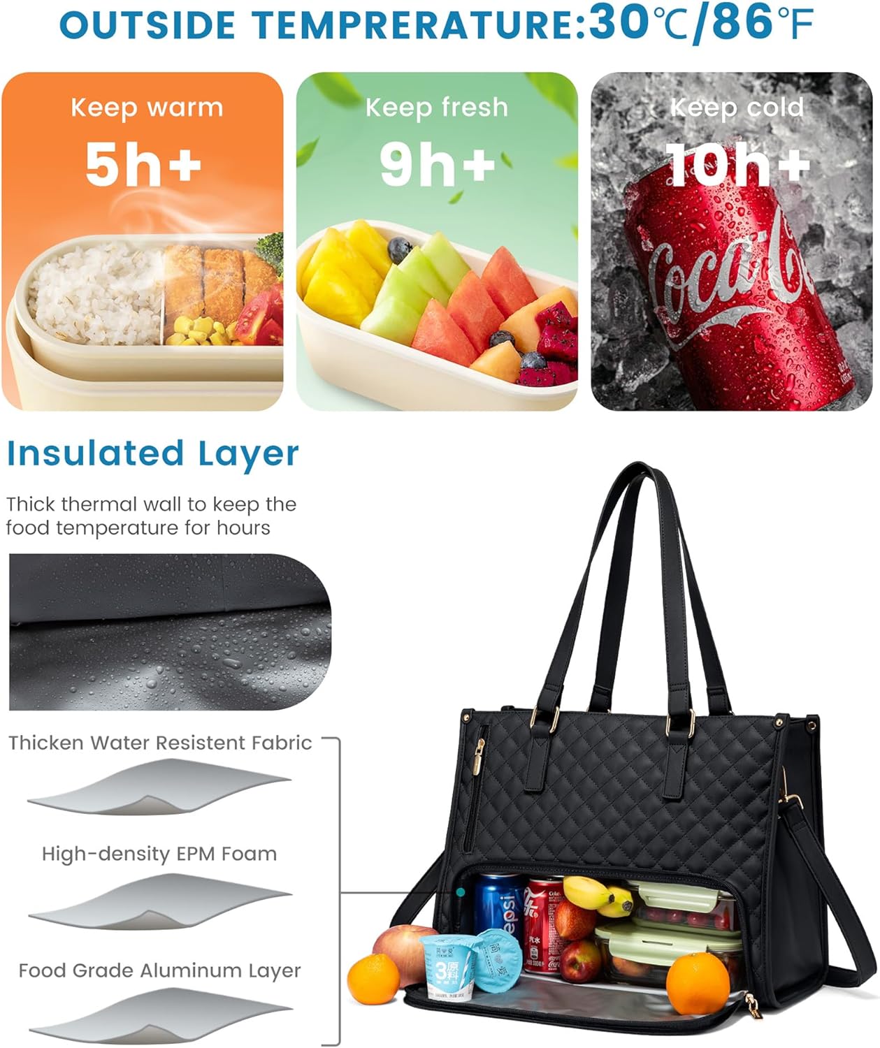 Lux™️ Lunch Carry Tote for Women