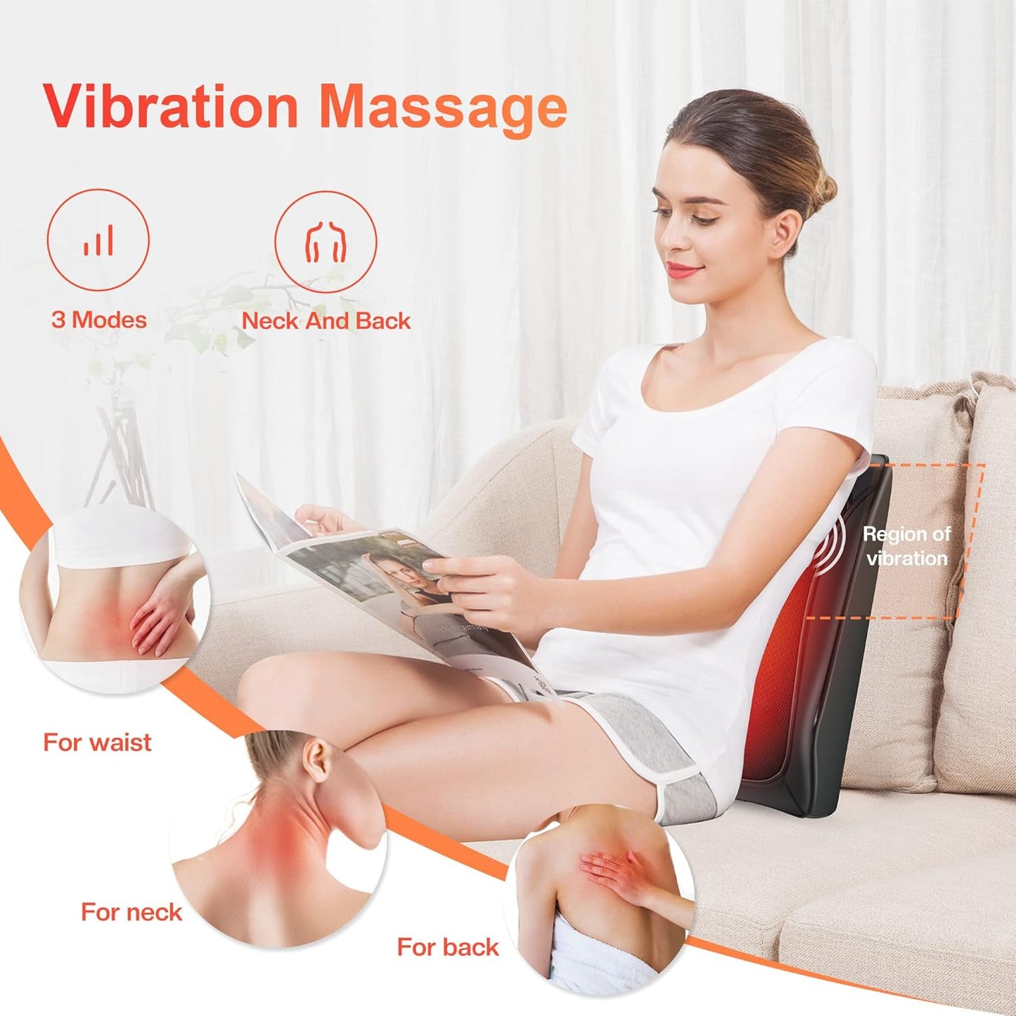COMFIER™️ 3-D Heated Back Massager