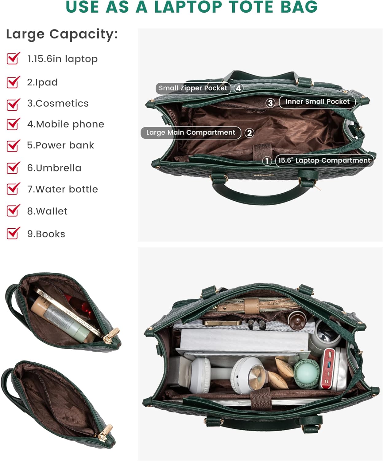 Lux™️ Lunch Carry Tote for Women