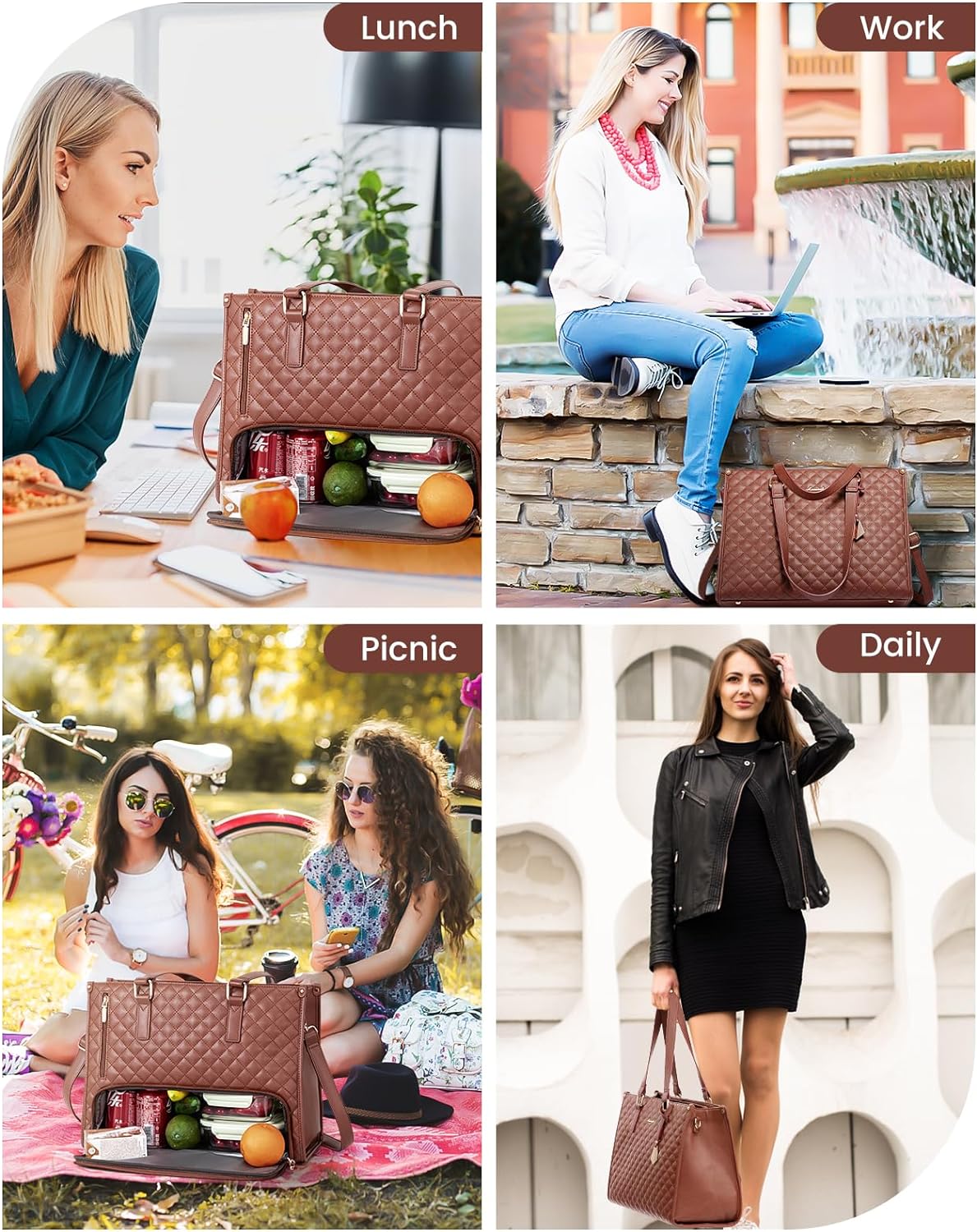 Lux™️ Lunch Carry Tote for Women