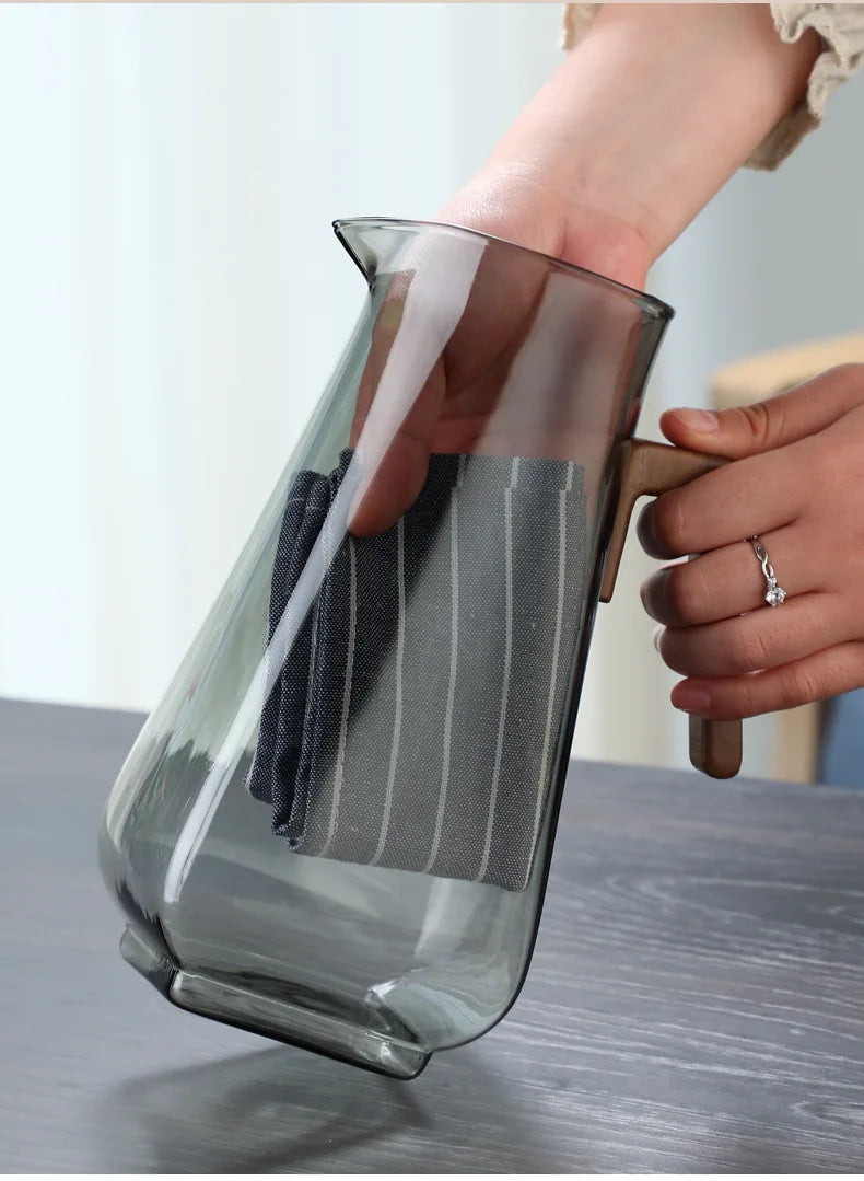 Kettle & Cup Set™️ - Walnut Wood