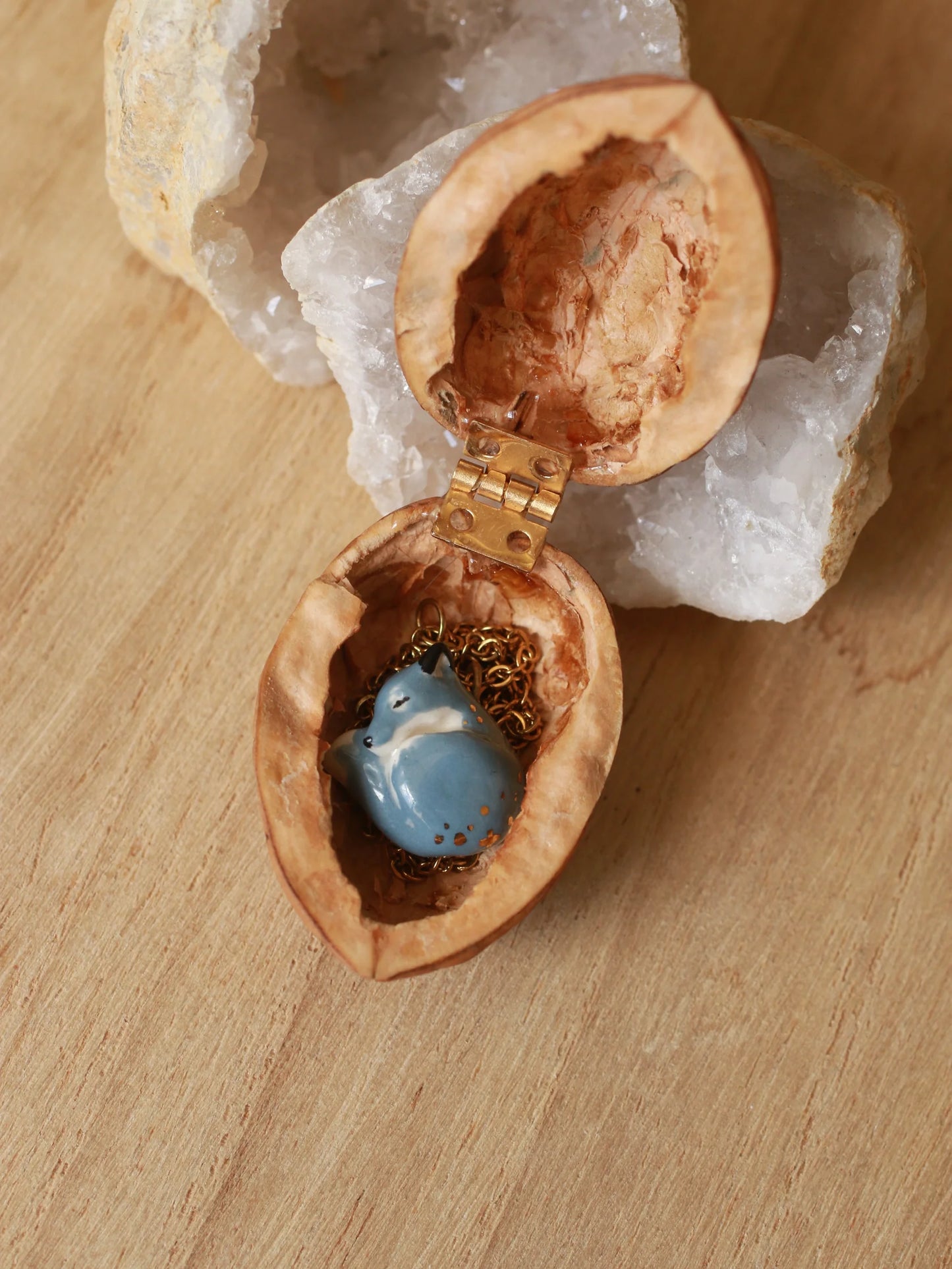 Necklance In Walnut Box Collection™️