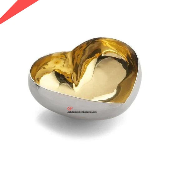 Rustic Gold Metal Serving Bowl™️