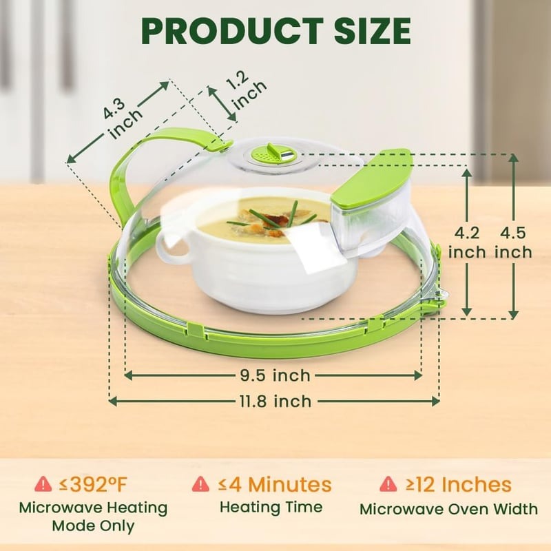 NoMessGuard™ – Universal Microwave Plate Cover
