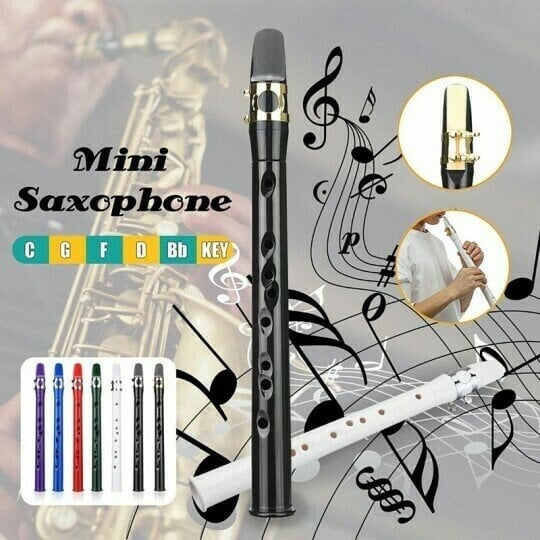 Mini Saxphone (Key of C Two Octave Range)