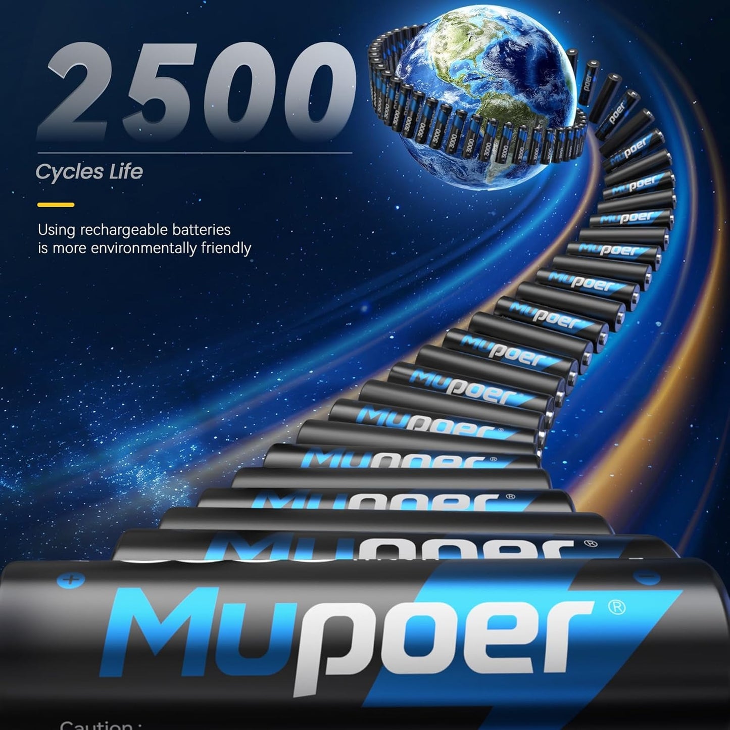 Rechargeable AA Batteries™️ - Pack of 8