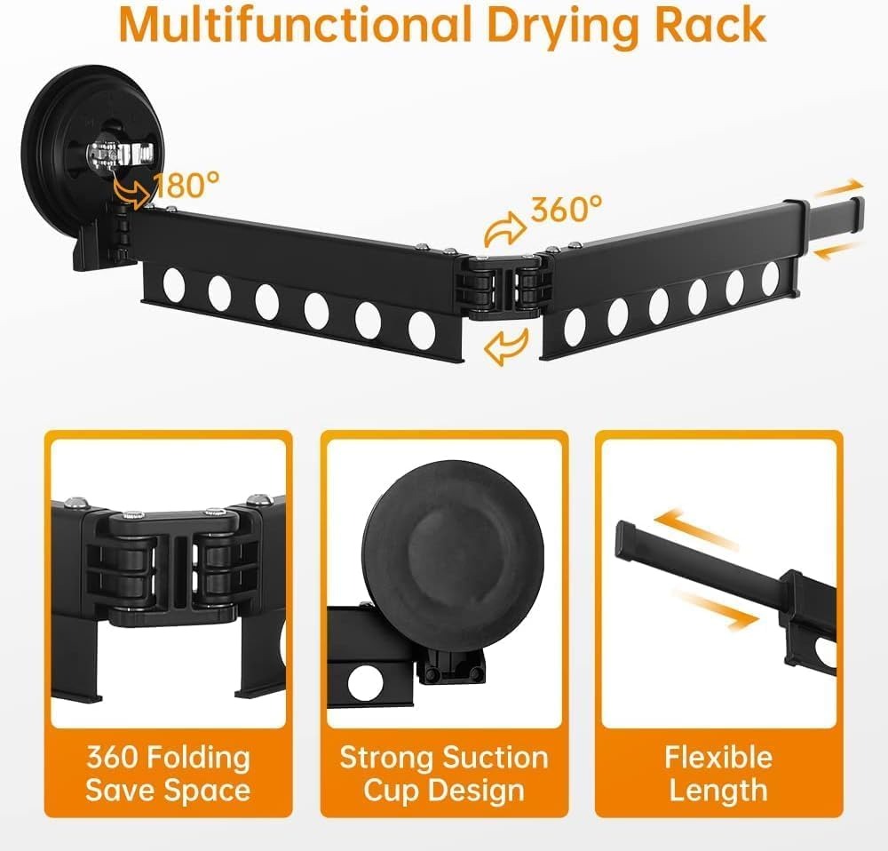 SlideDry™️ – Retractable Wall Clothes Rack