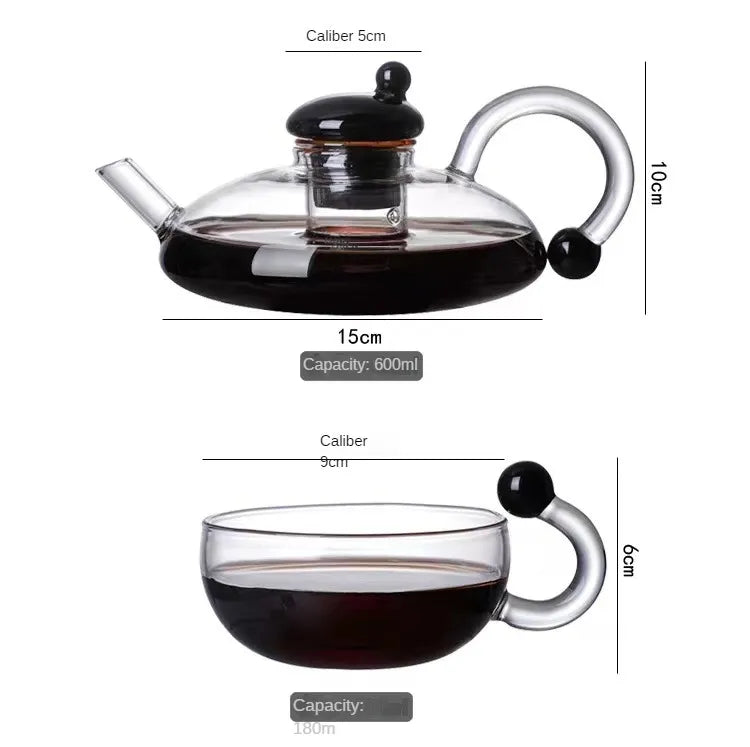 Tea Maker Set™️ - With Glass Teapot